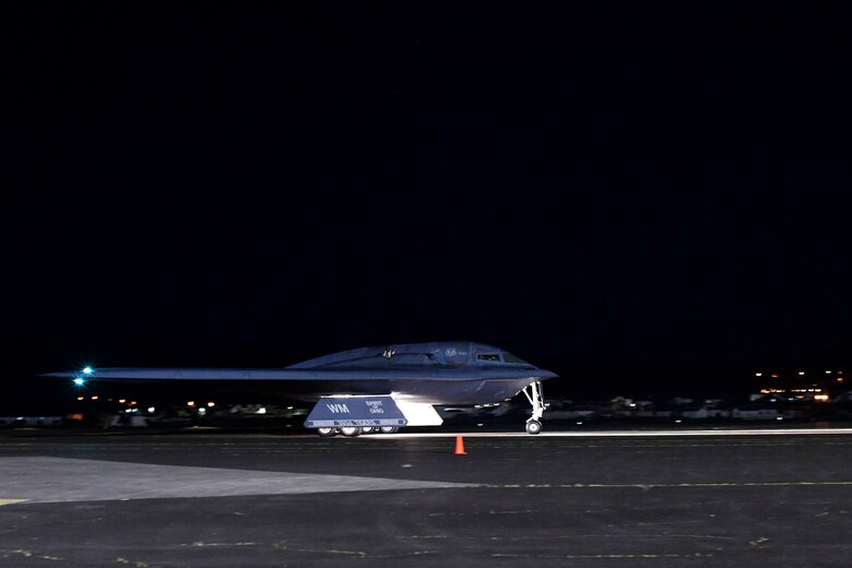 The B-2s rely on refueling capabilities at Lajes to enable support for joint and combined training, exercises and operations in the High North region. (U.S. Air Force photo by Tech. Sgt. Heather Salazar)