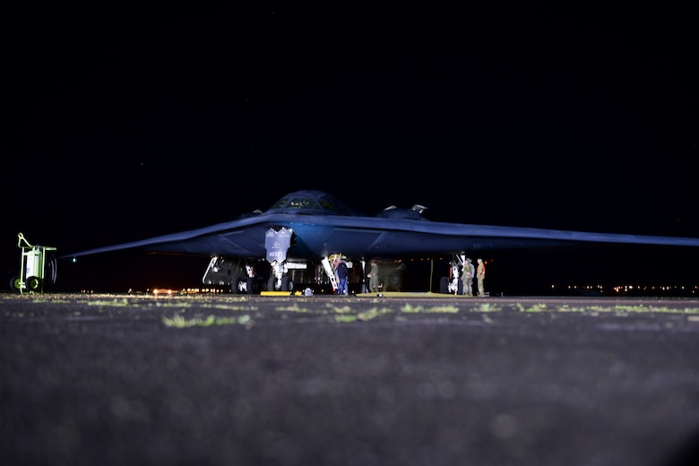 The B-2s rely on refueling capabilities at Lajes to enable support for joint and combined training, exercises and operations in the High North region. (U.S. Air Force photo by Tech. Sgt. Heather Salazar)