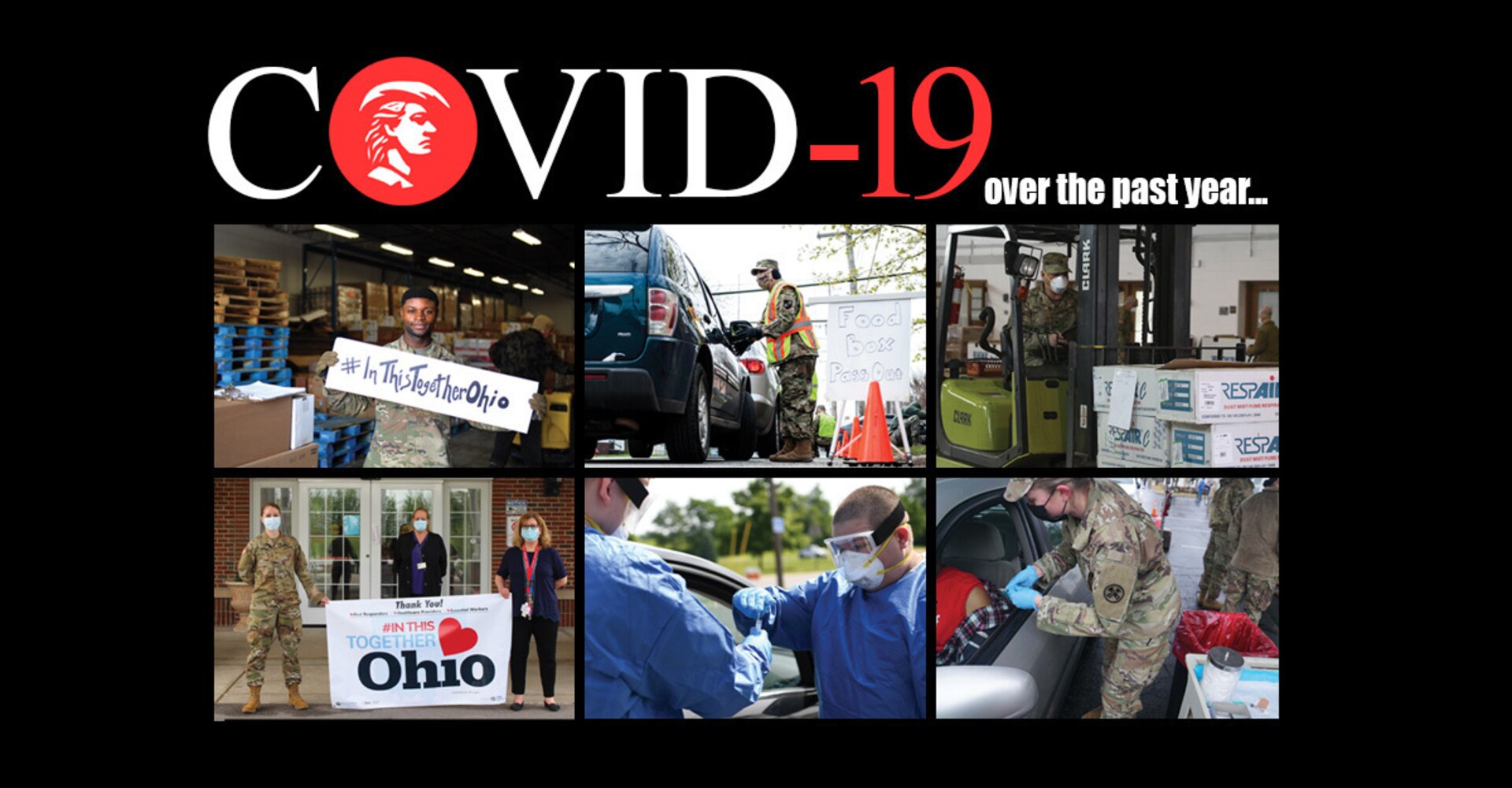 March 23, 2021, marked the one-year anniversary of the Ohio National Guard’s first mission responding to the COVID-19 pandemic. Since then, 5,600 Soldiers, Airmen, and members of the Ohio Military Reserve and Ohio Naval Militia have answered the call to help their communities during nearly 70 missions.