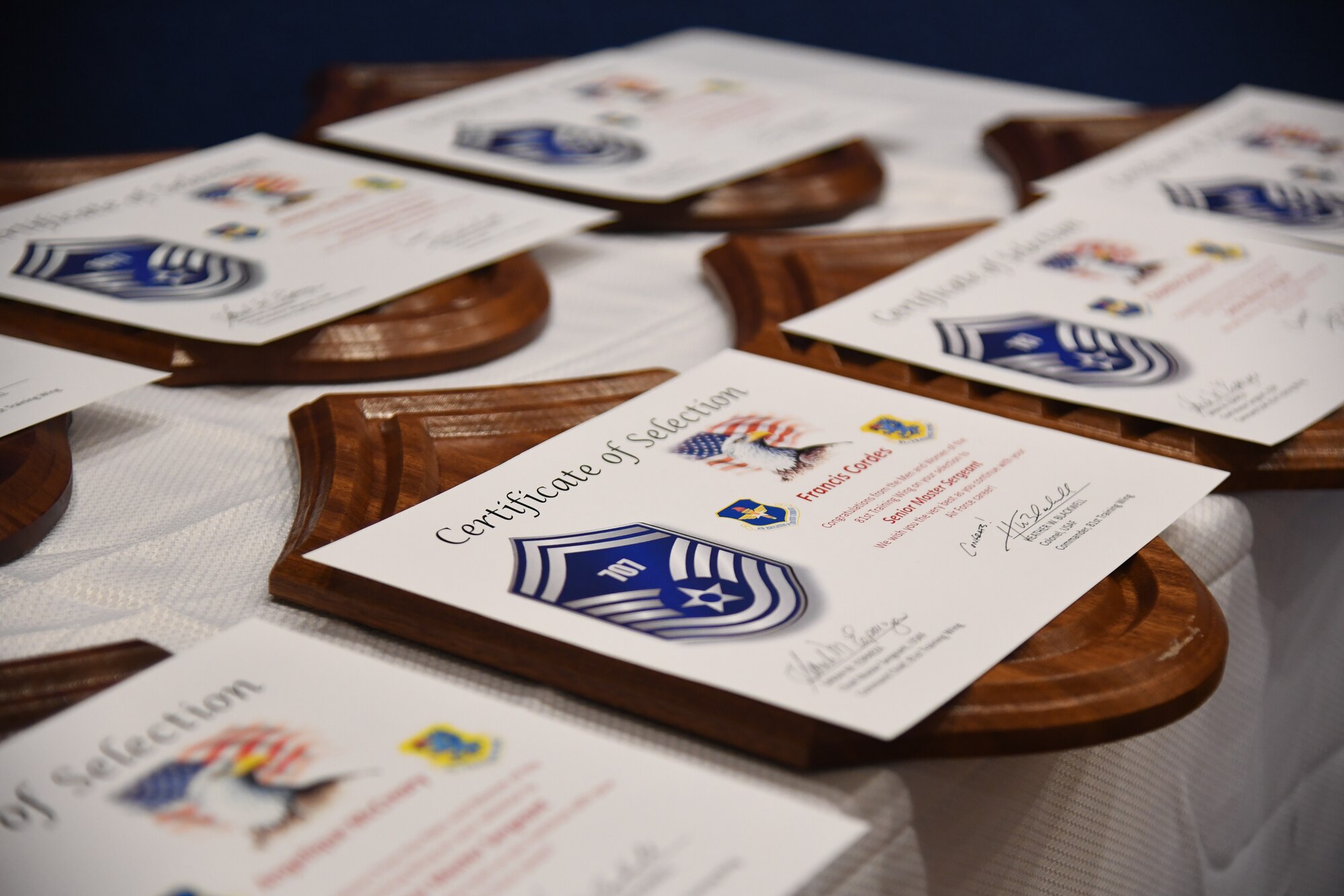 Keesler recognizes newest senior master sergeants > Keesler Air Force
