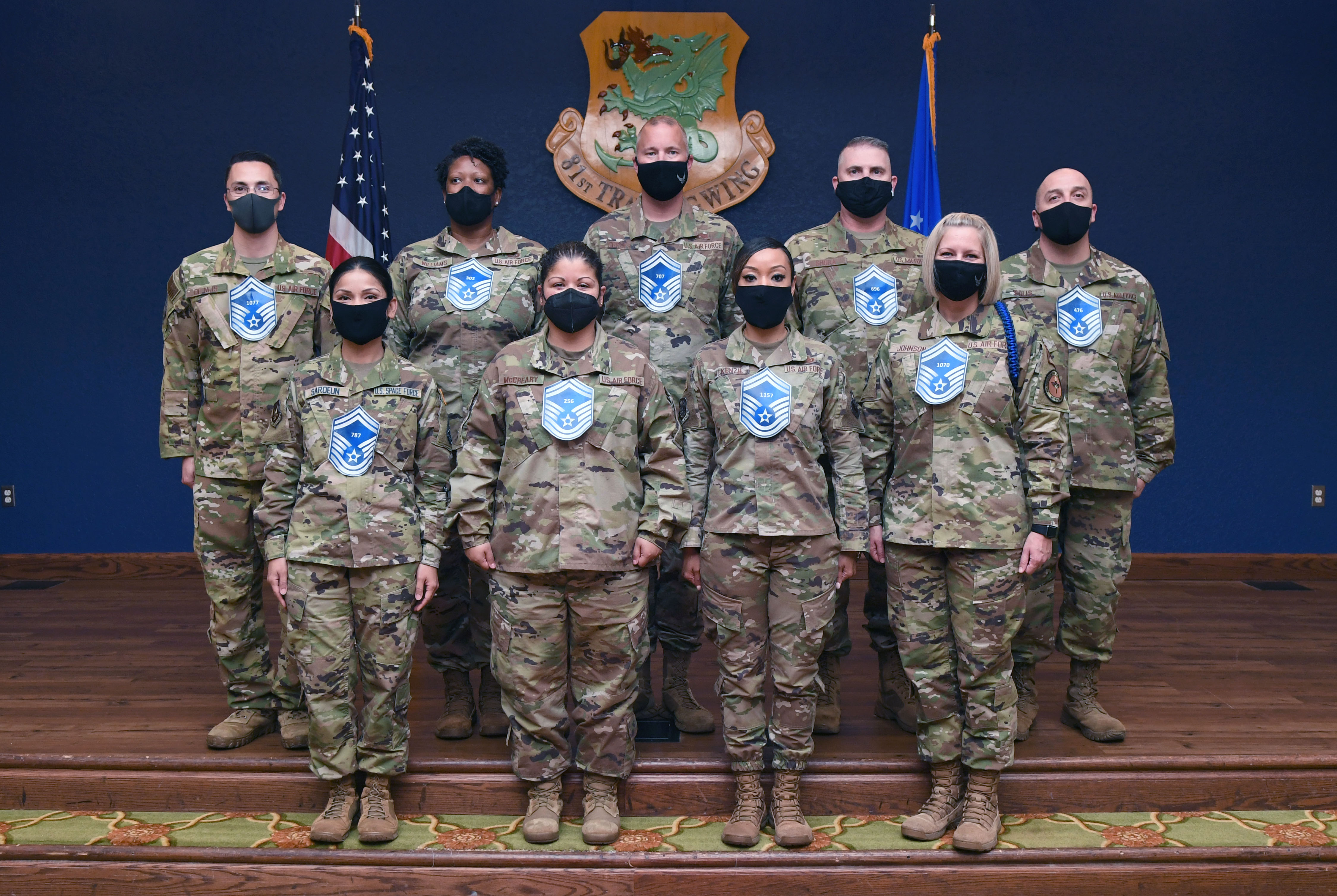 Keesler recognizes newest senior master sergeants