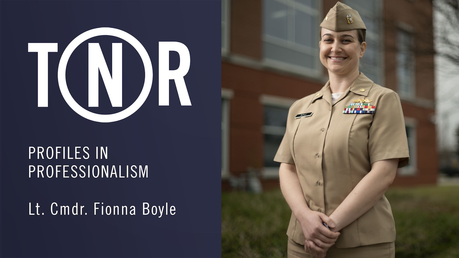 Lt. Cmdr. Fionna Boyle, a graduate of the United States Merchant Marine Academy, joined the Individual Ready Reserve (IRR) in 2007 and took her place within the small, yet vitally important community of Strategic Sealift Officers while accumulating years of valuable shipboard experience in her civilian career as a merchant mariner —  experience she brings  to the Navy at every opportunity. (U.S. Navy photo by Mass Communication Specialist 1st Class Arthurgwain Marquez)