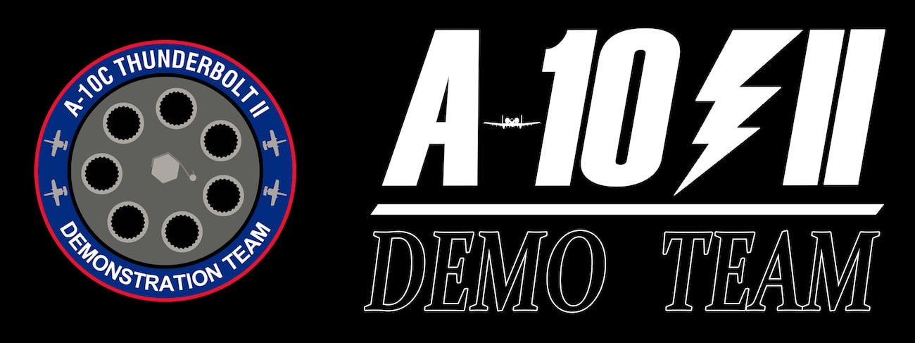 Banner with the following on it: A-10 Demo Team