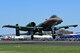 Photo of Capt. Haden “Gator” Fullam, A-10 Thunderbolt II Demonstration Team commander, taking off during the Bluebonnet Airshow in a jet