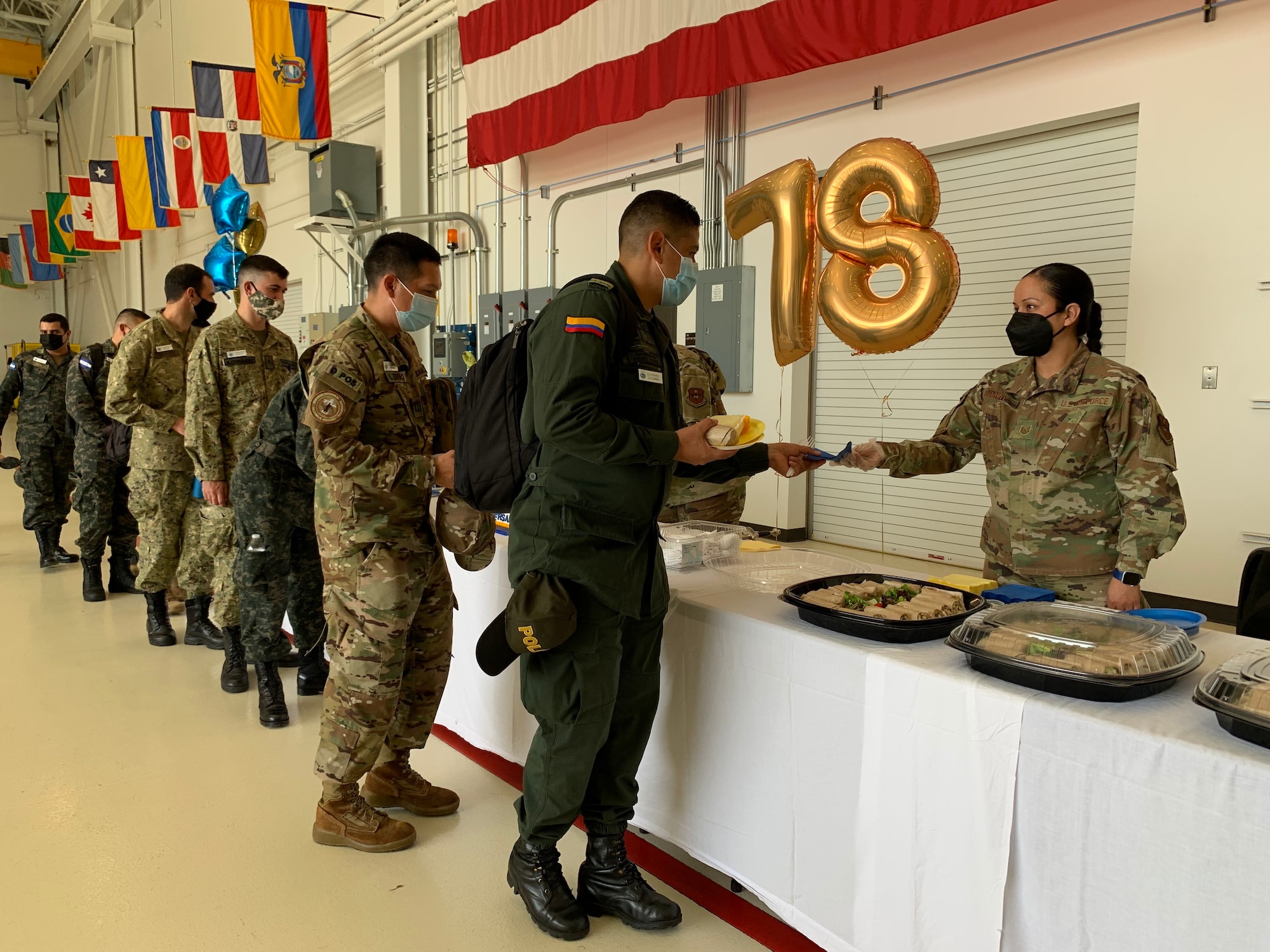 The Inter-American Air Forces Academy celebrated its 78th birthday in a small ceremony with top leaders at Joint Base San Antonio-Lackland, Texas, March 15, 2021.