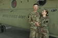 Cpl. Ashley Hibbler and her husband, Spc. Kyle Hibbler, are deployed to the Middle East with the 28th Expeditionary Combat Aviation Brigade and have been away from their son since July 2020.