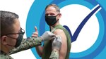 Service Member getting vaccinated