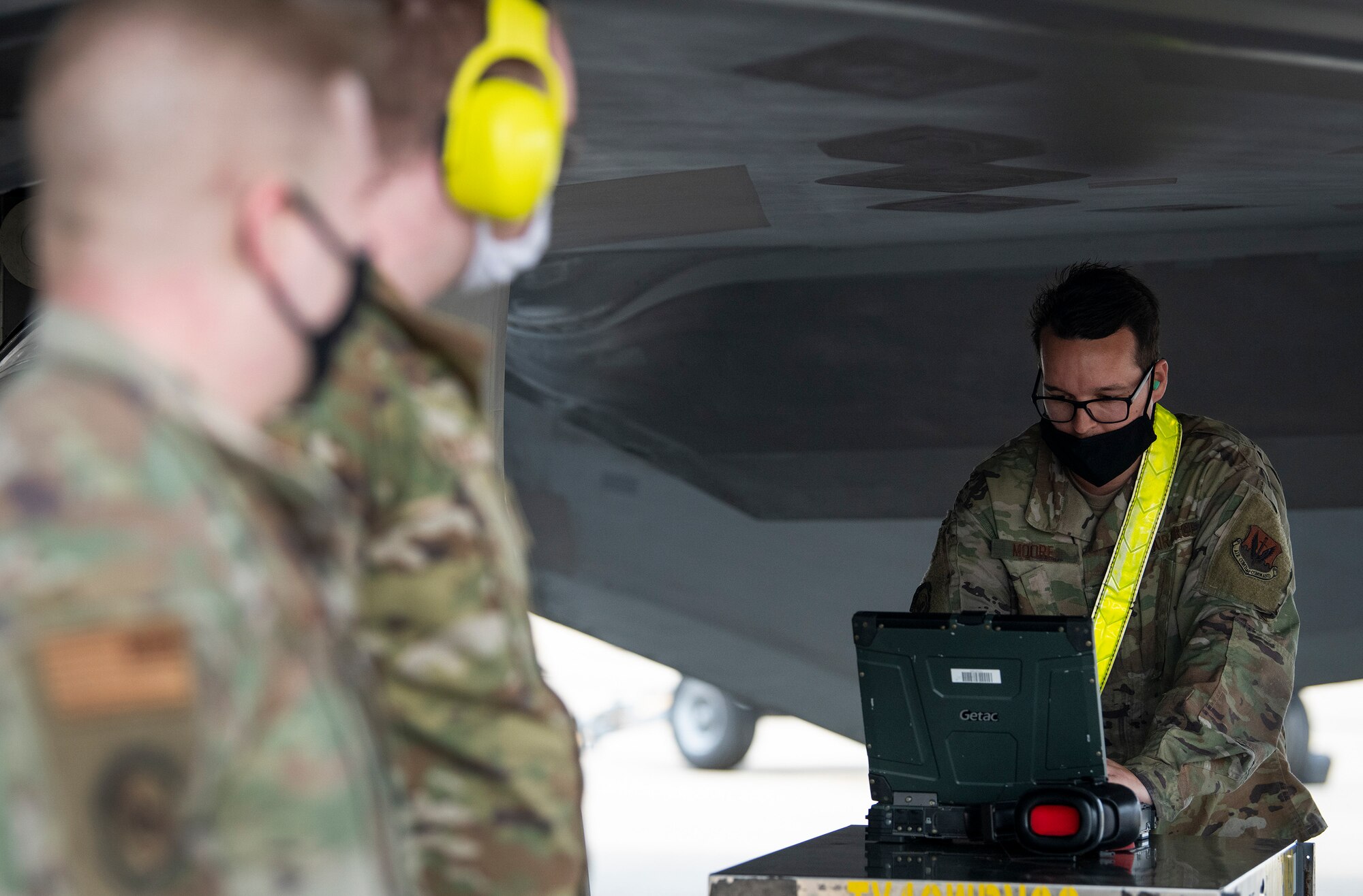 Loading up the Raptor