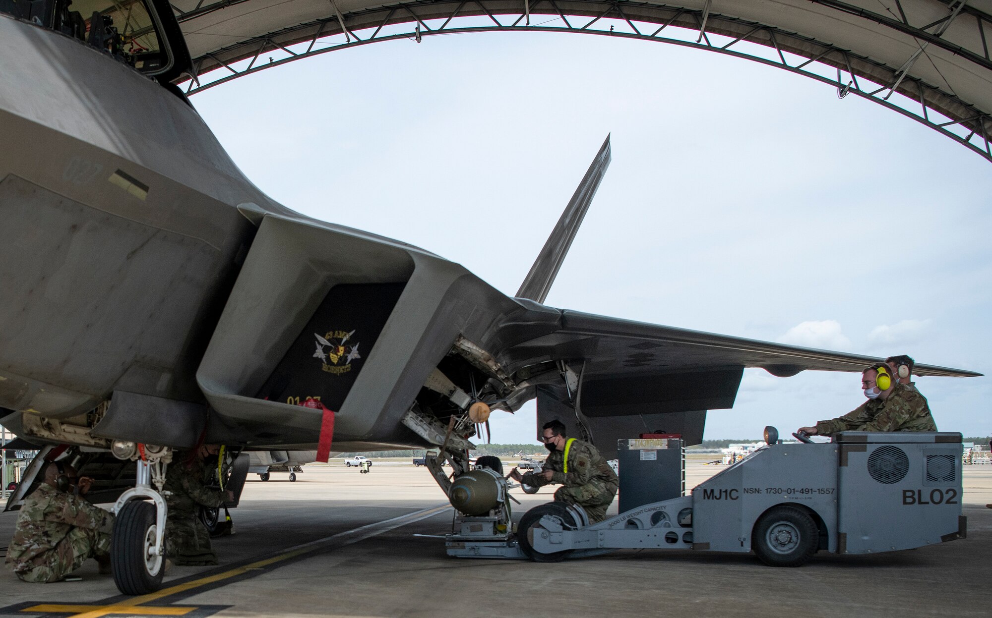 Loading up the Raptor