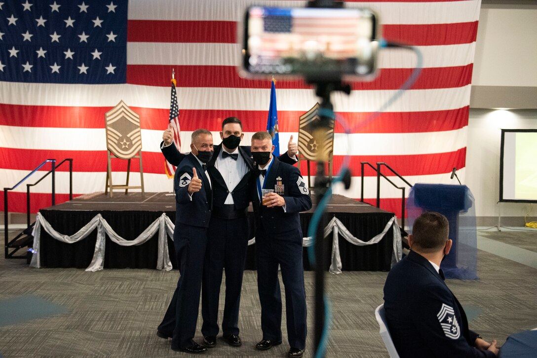 Chiefs pose for a photo.