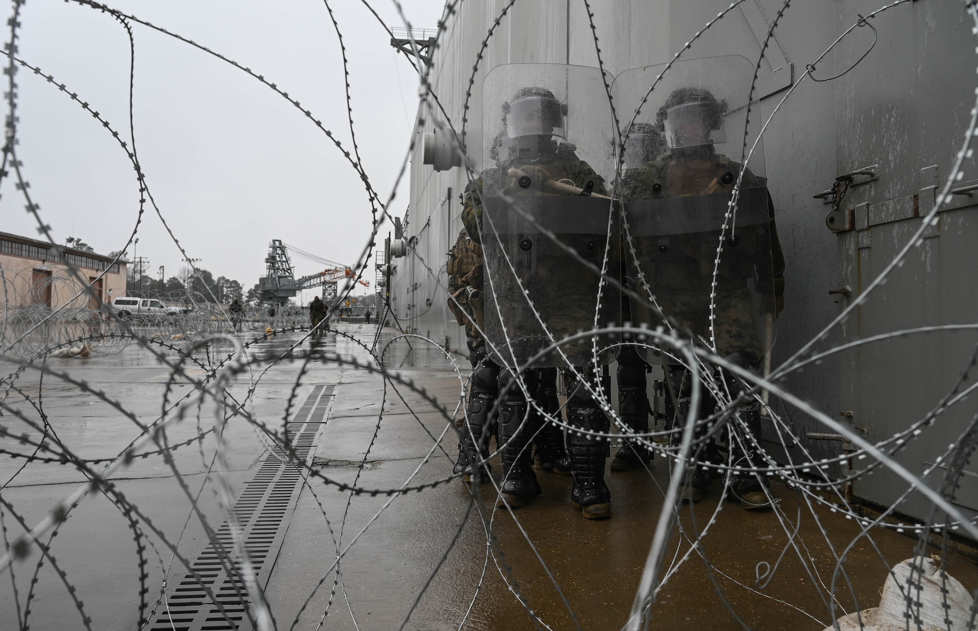 Marines conduct exercise at Fort Eustis