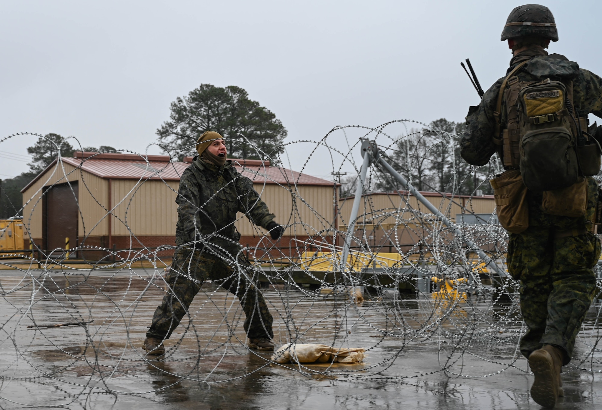 Marines conduct exercise at Fort Eustis