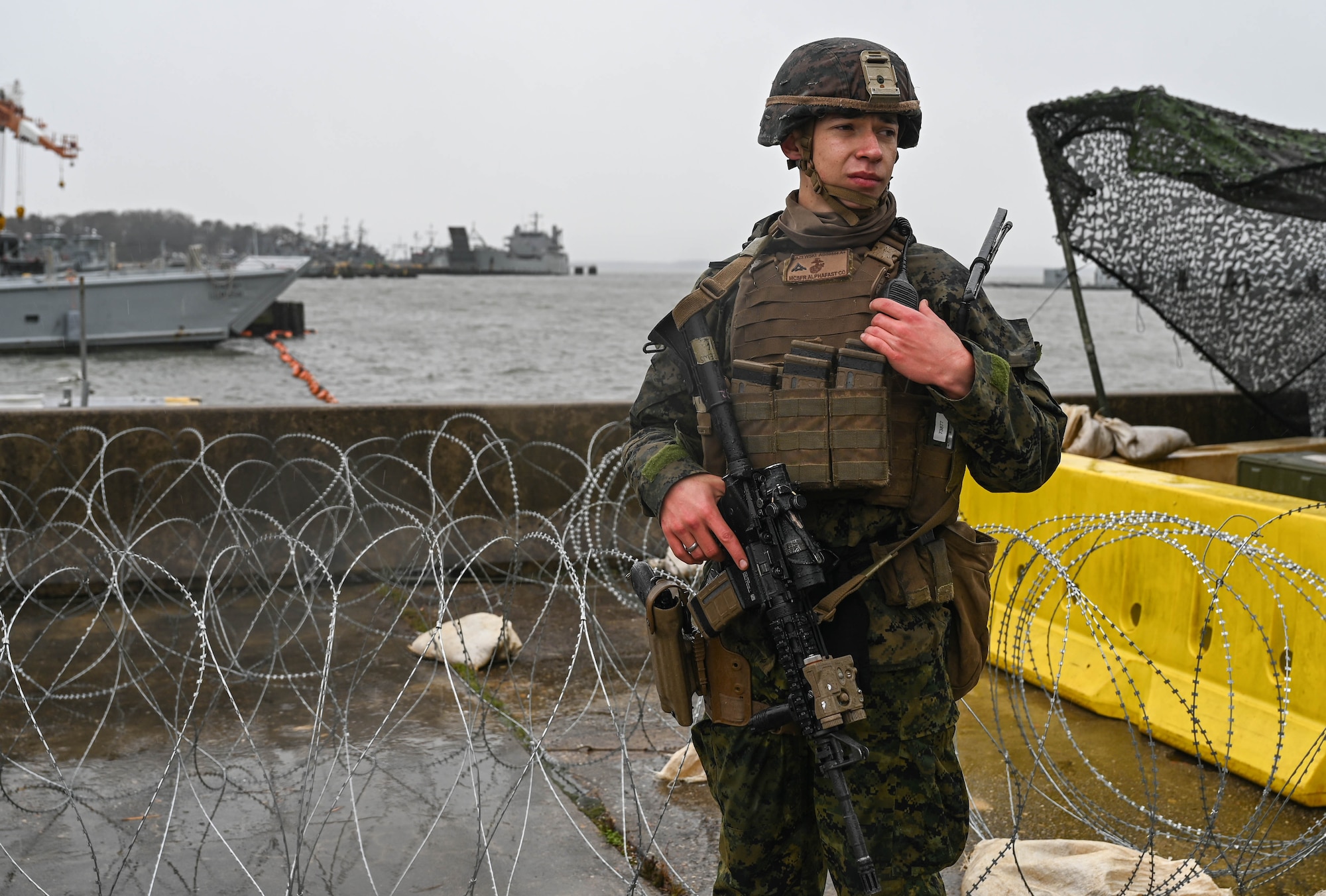 Marines conduct exercise at Fort Eustis