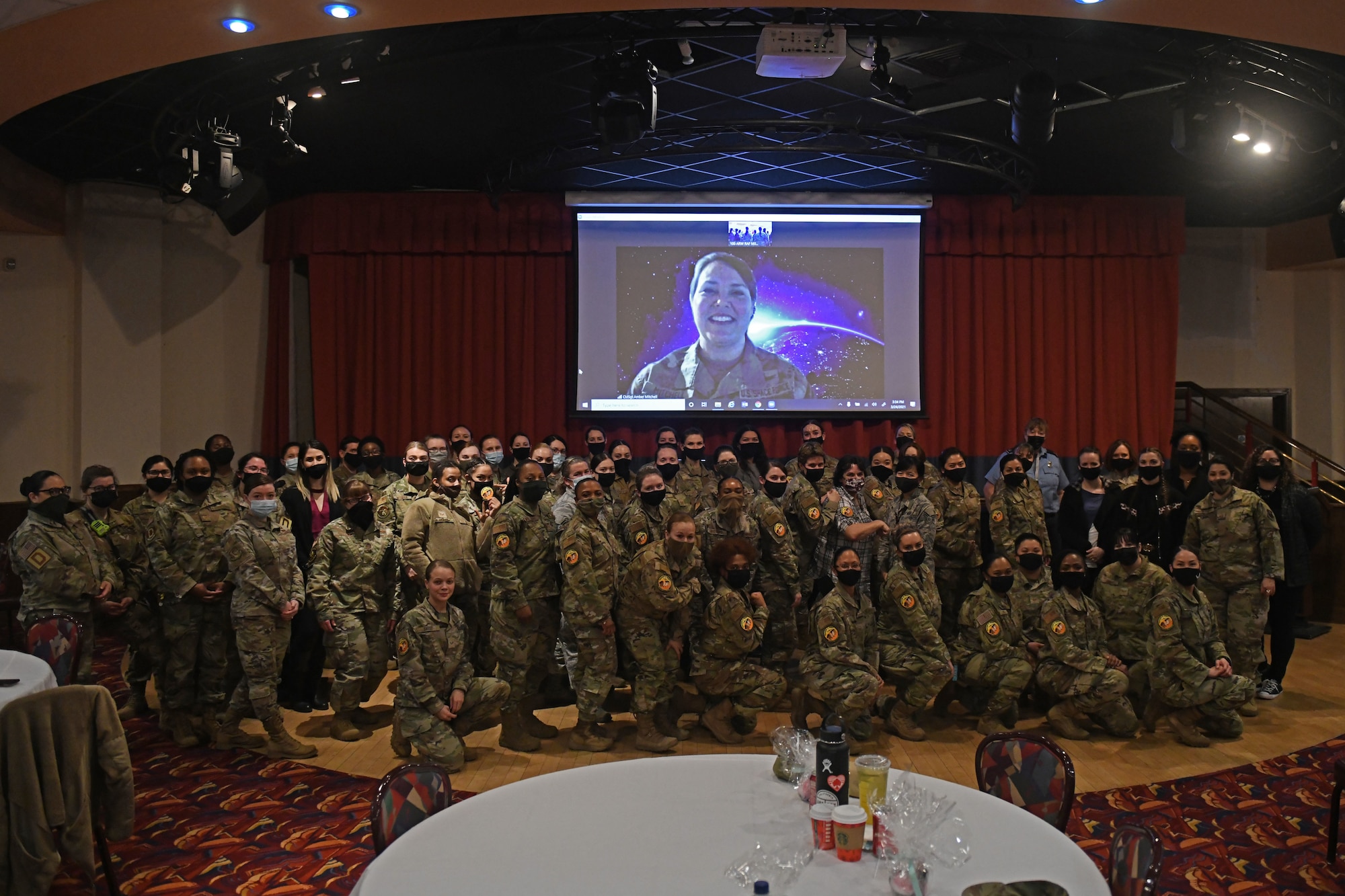 Team Mildenhall hosted the first-ever Tri-Base Women’s Leadership Symposium to encourage networking and empowerment at Royal Air Force Mildenhall, England, March 24, 2021. Nearly 80 women attended the event from the 100th Air Refueling Wing, 48th Fighter Wing and 352nd Special Operations Wing. (U.S. Air Force photo by Staff Sgt. Mackenzie Mendez)