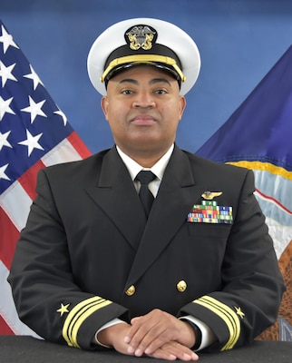 WHITING FIELD, Fla. -- (March 29, 2021) Official portrait of Lt. Cmdr. Clement L. Smith. (U.S. Navy photo)