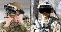 Soldiers don the Integrated Visual Augmentation System (IVAS) Capability Set 3 (CS3) at Fort Belvoir, VA in January 2021
