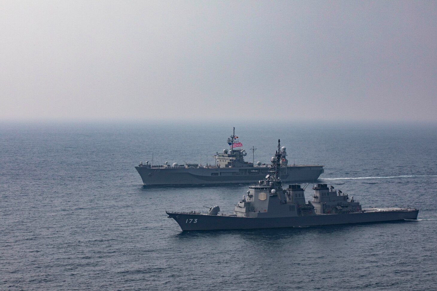 Uss Blue Ridge Operates With Japan Maritime Self Defense Force > United 