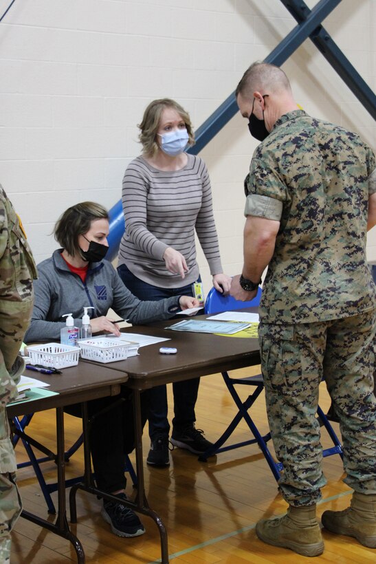 Mission essential employees at DLA Distribution receive COVID-19 vaccine  By Dawn Bonsell, DLA Distribution Public Affairs