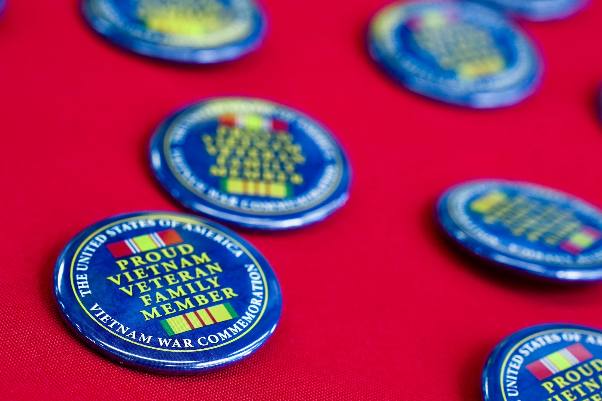 The Hickam Base Exchange hosted a pinning ceremony in honor of Vietnam War Veterans Day at Joint Base Pearl Harbor-Hickam, Hawaii, March 29, 2021. In 2017, President Donald Trump declared National Vietnam War Veterans Day because on this day in 1973 U.S. combat troops departed the Republic of Vietnam. (U.S. Air Force photo by Airman 1st Class Makensie Cooper)