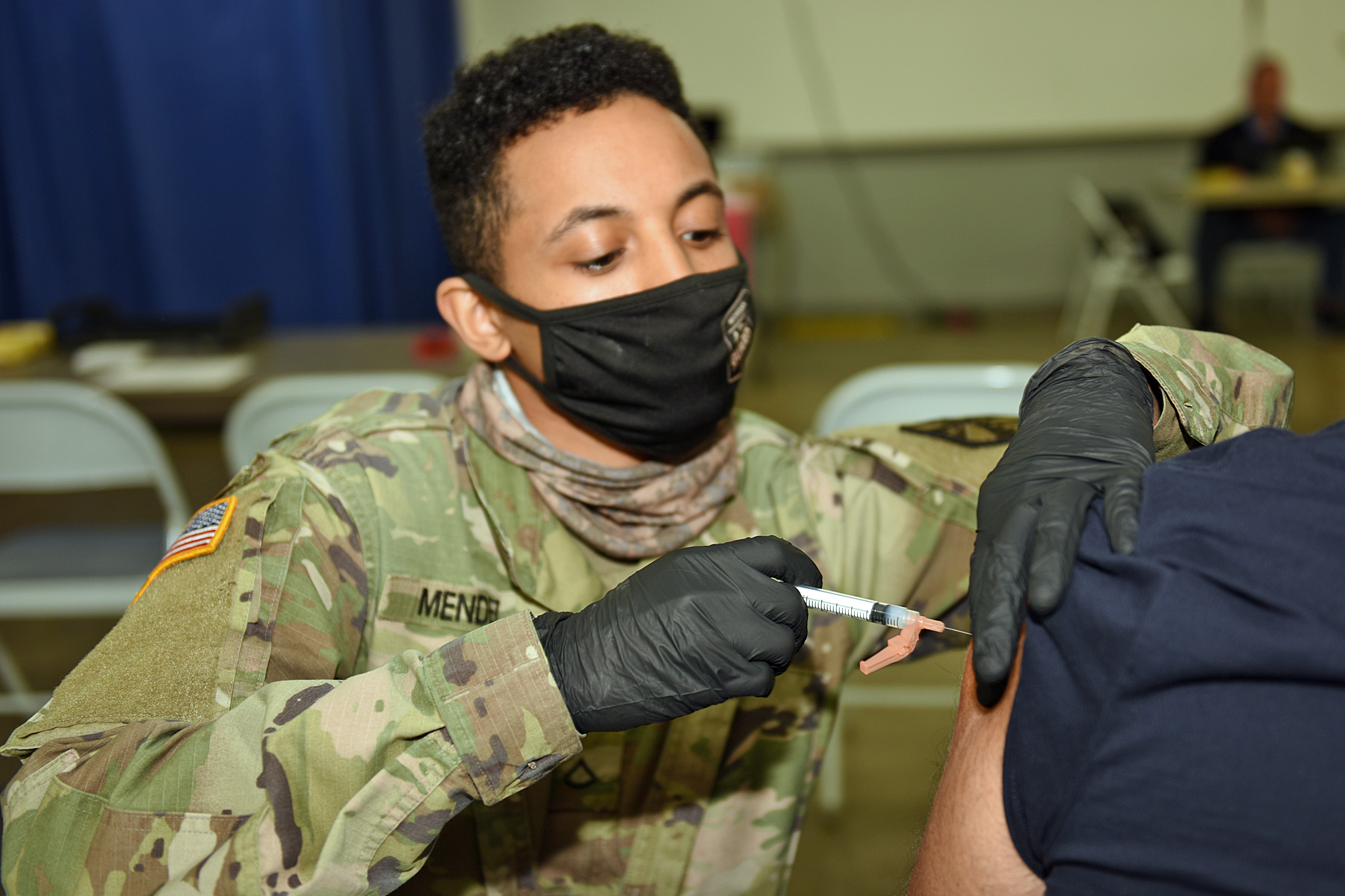 Ming Assists Large-scale Vaccination Clinic At Fairgrounds National Guard Guard News - The National Guard
