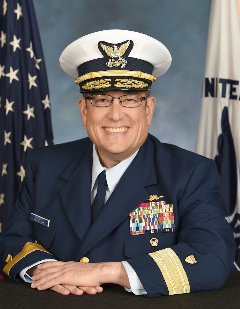 Rear Adm. Andrew Sugimoto currently serves as the Coast Guard’s Assistant Commandant for Intelligence.  As the Coast Guard’s Chief of Intelligence, he leads the efforts of over 1,100 intelligence professionals who conduct the service’s intelligence programs, to include collection activities, analysis and production, geospatial intelligence, counterintelligence, cryptology and critical IT and security functions.