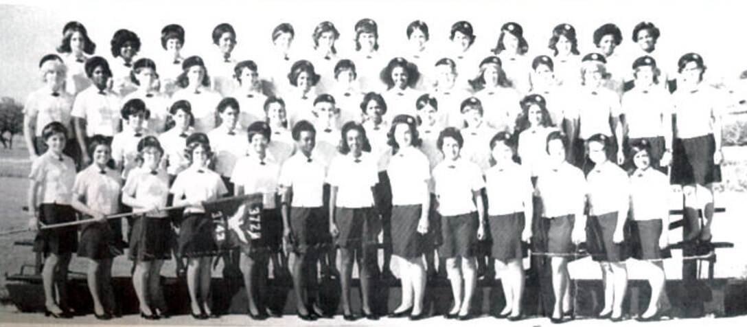 A flight of Women in the Air Force members pose for a photo in 1972. (Courtesy Photo)