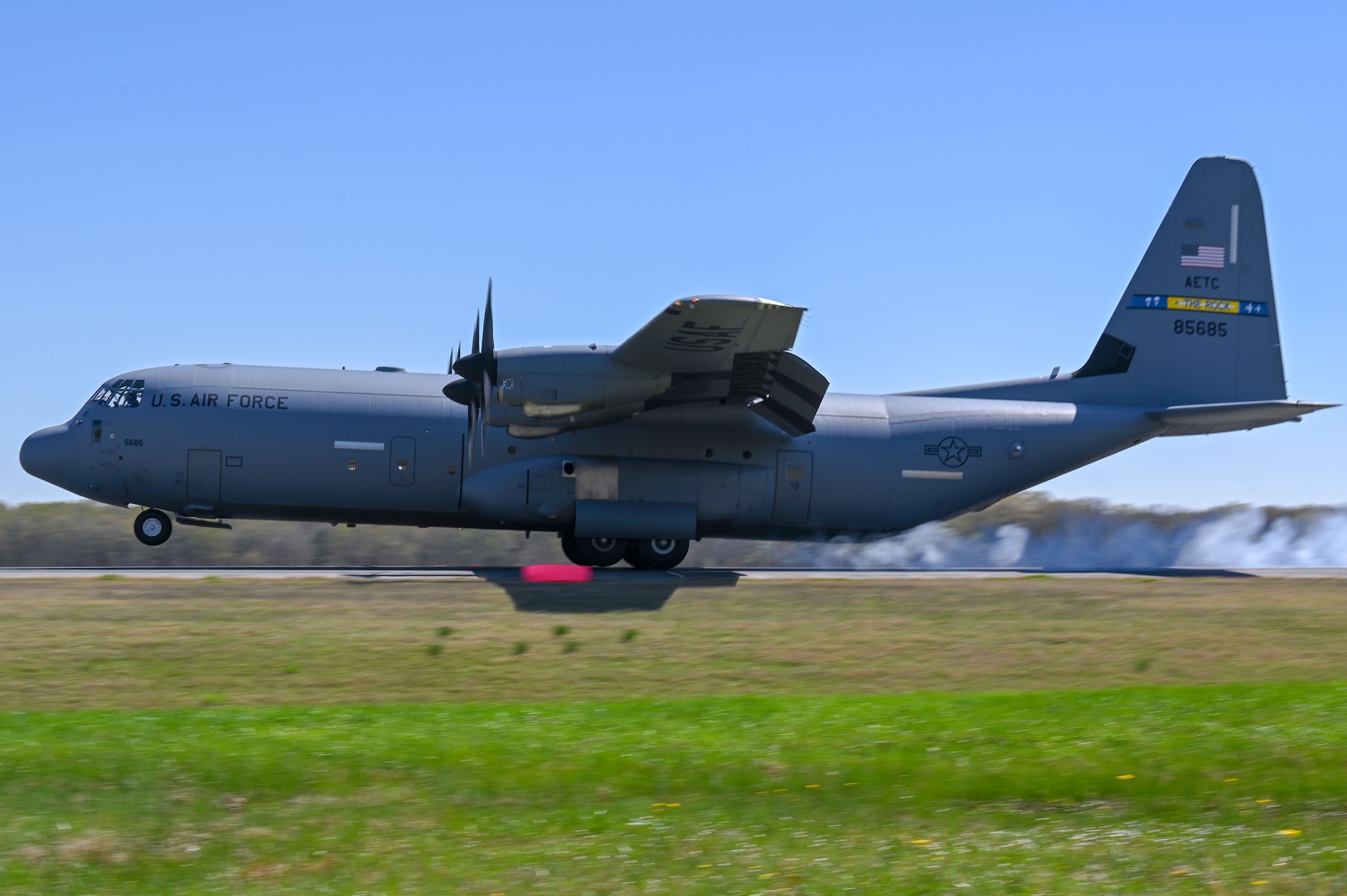 C-130Js fly during a Turkey Shoot competition