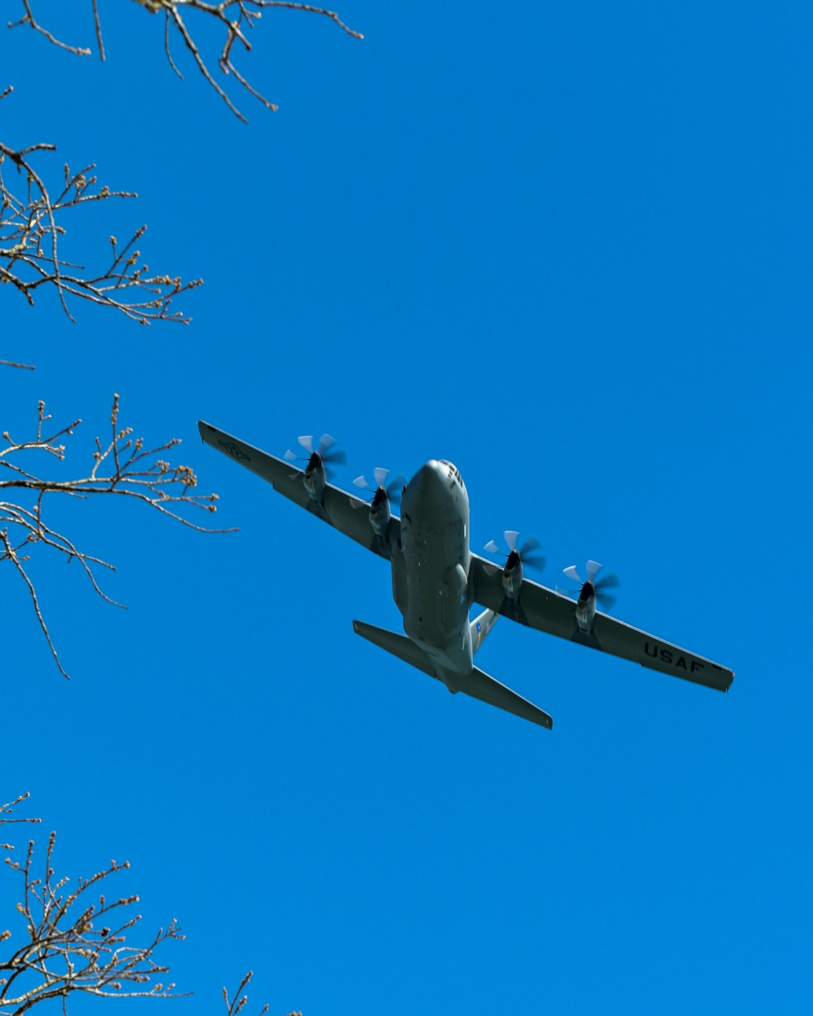 C-130Js fly during a Turkey Shoot competition