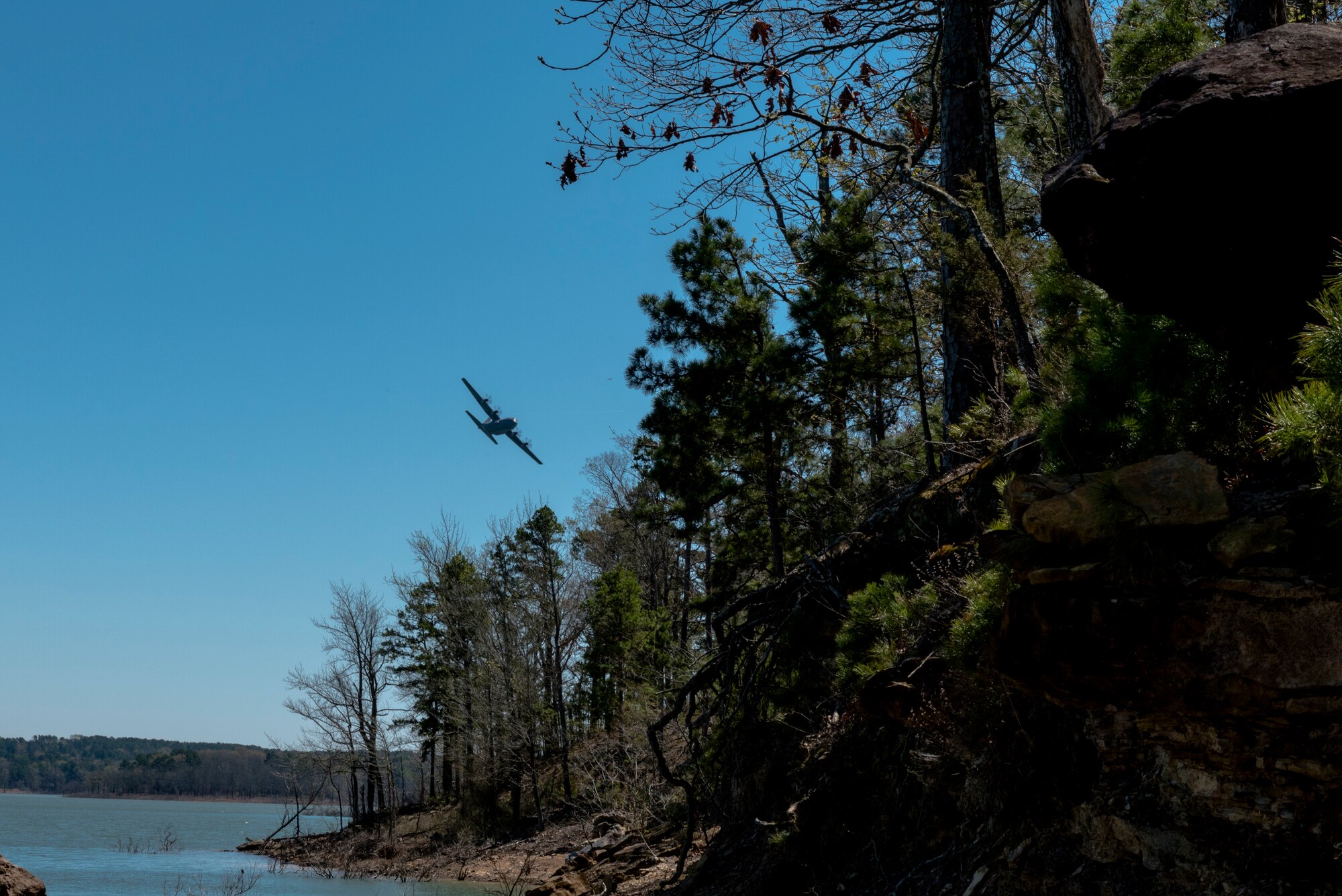 C-130J Super Hercules fly during a turkey shoot competition