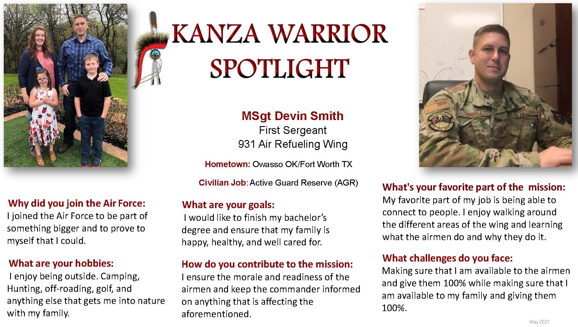 KANZA Warrior Spotlight May 2021