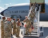 Airmen of the 127th Air Refueling Group return to their home station of Selfridge Air National Guard Base, Michigan, August 6, 2020, after a deployment to CENTCOM Area of Responsibility. The deployment for the 127th ARG was thier latest in a continuing series.  (U.S. Air National Guard Photo By Terry L. Atwell)