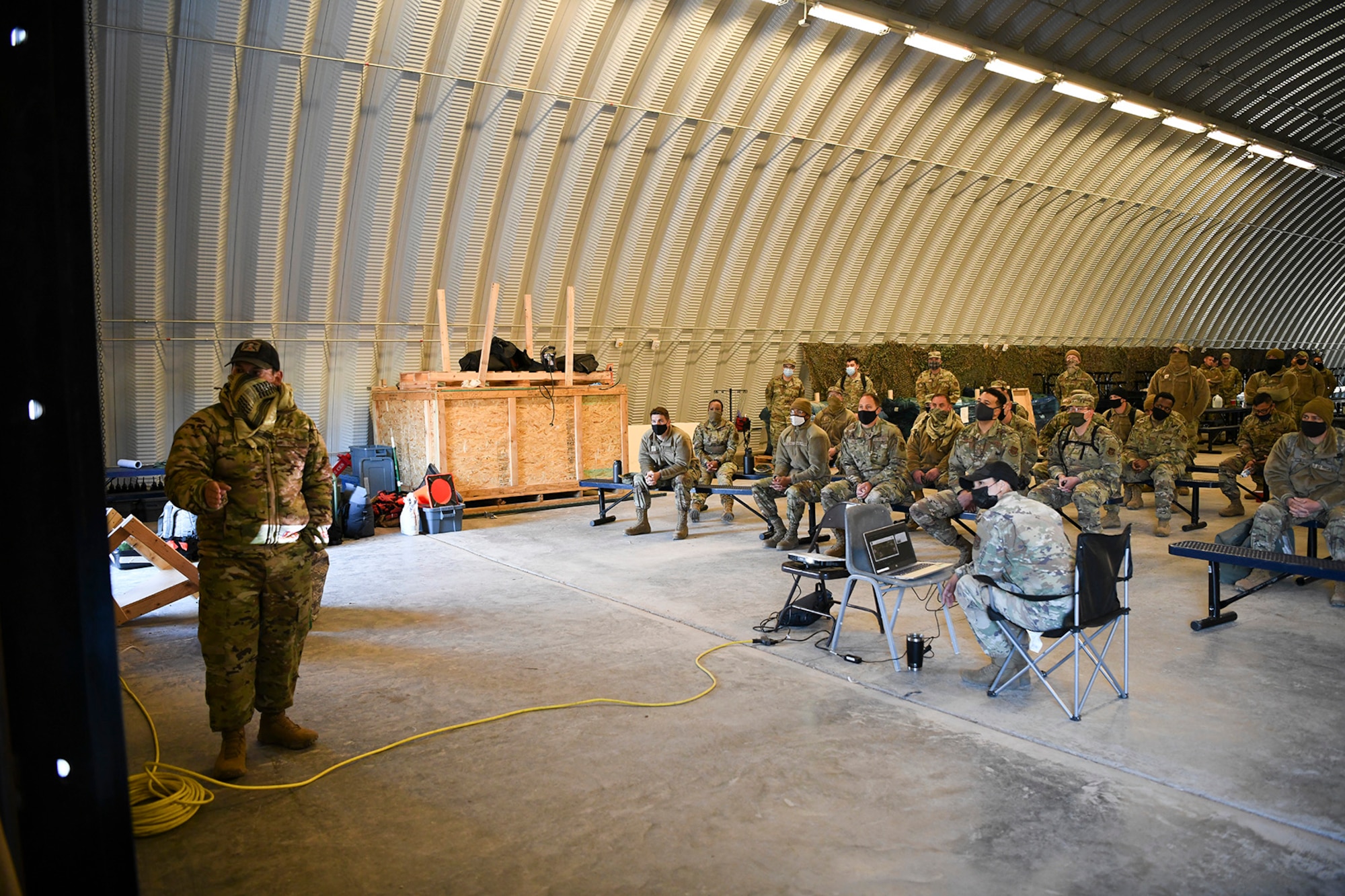 Reservists participate in 4-day training exercise.