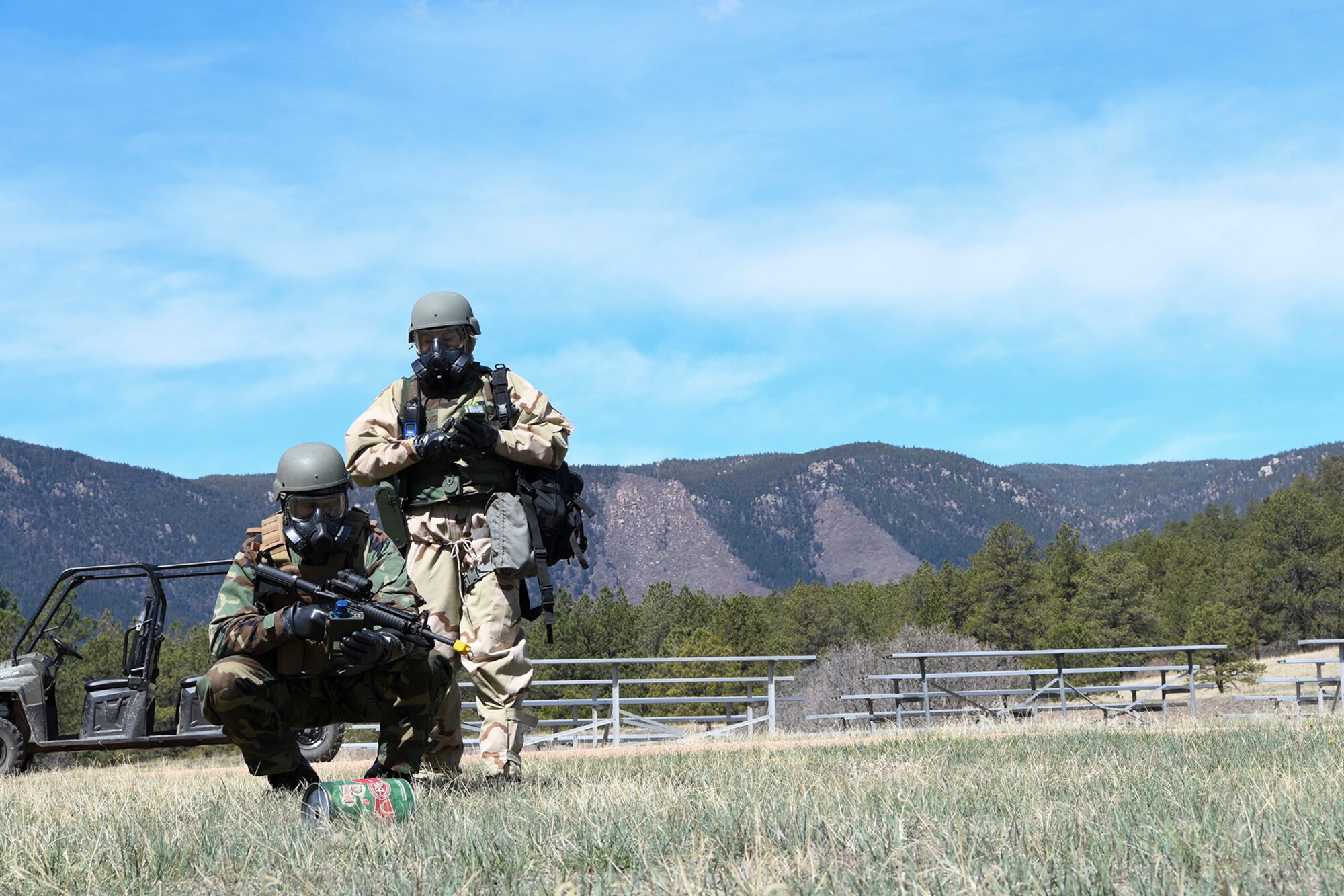 Two reservists participate in 4-day training exercise.
