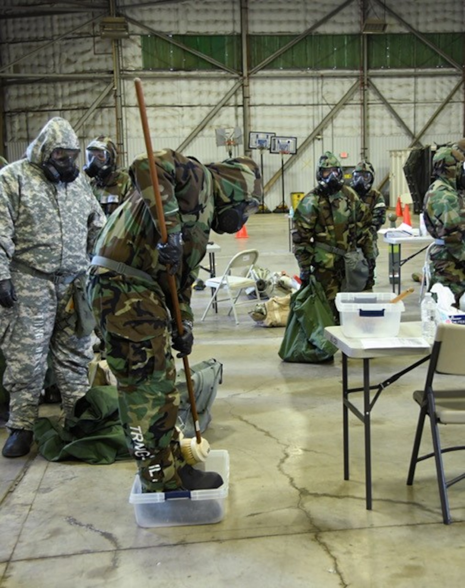 301st Fighter Wing Airmen participate in post-attack reconnaissance training, May 1, 2021 at Naval Air Station Joint Reserve Base Fort Worth, Texas. This training enables Airmen to learn potentially life-saving skills that can be utilized at home and abroad. (U.S. Air Force photo by Tech. Sgt. Melissa Harvey)