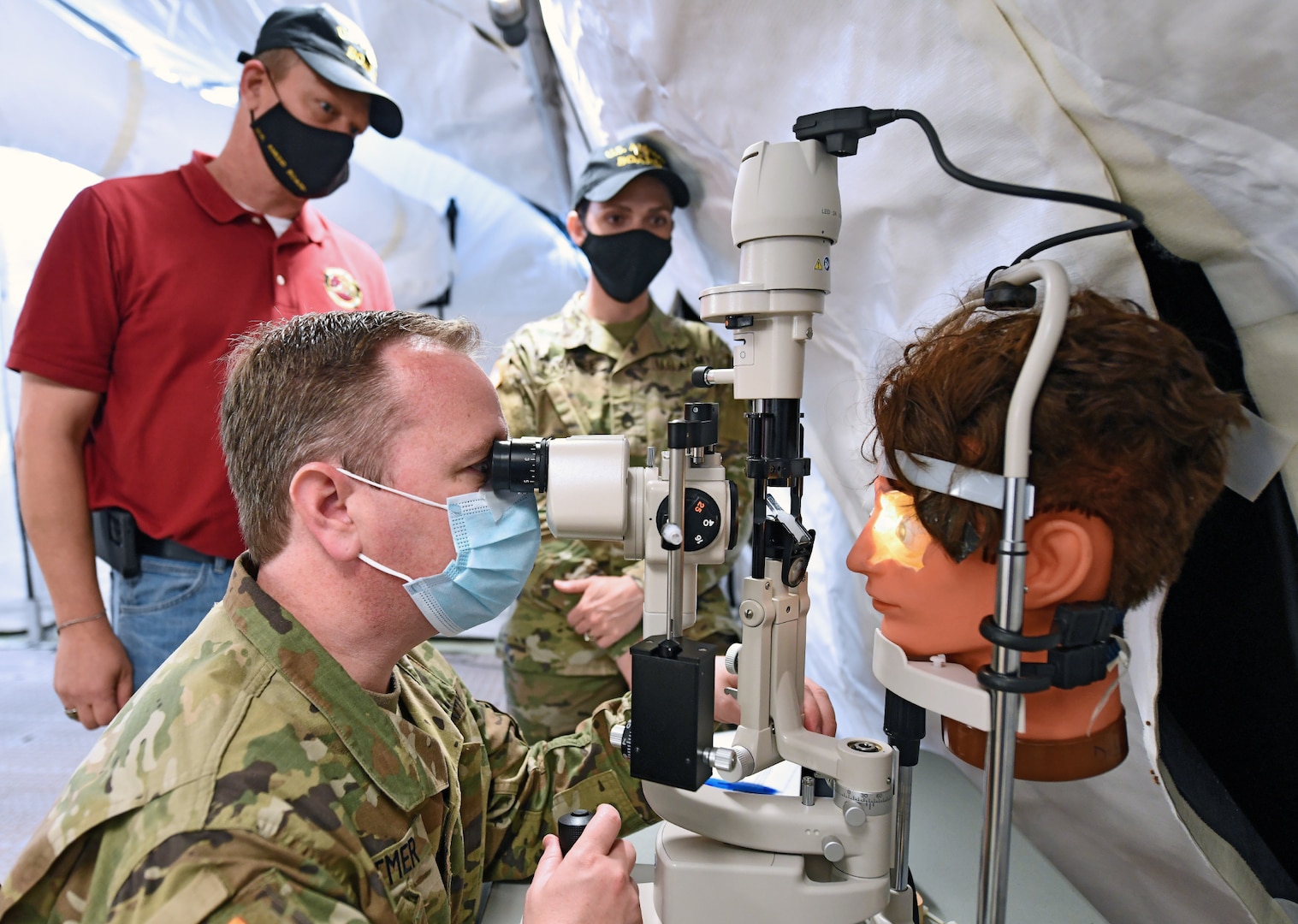 Testing the ophthalmic slit lamp