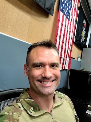 Senior Airman Noah Dyer, 25th Air Support Operations Squadron Tactical Air Control Party Airman, spent about 20 years working behind a desk before joining the Air Force alongside his 20-something-year-old peers. Dyer brings much experience to the Air Force while he continues to learn new things. (Courtesy photo)