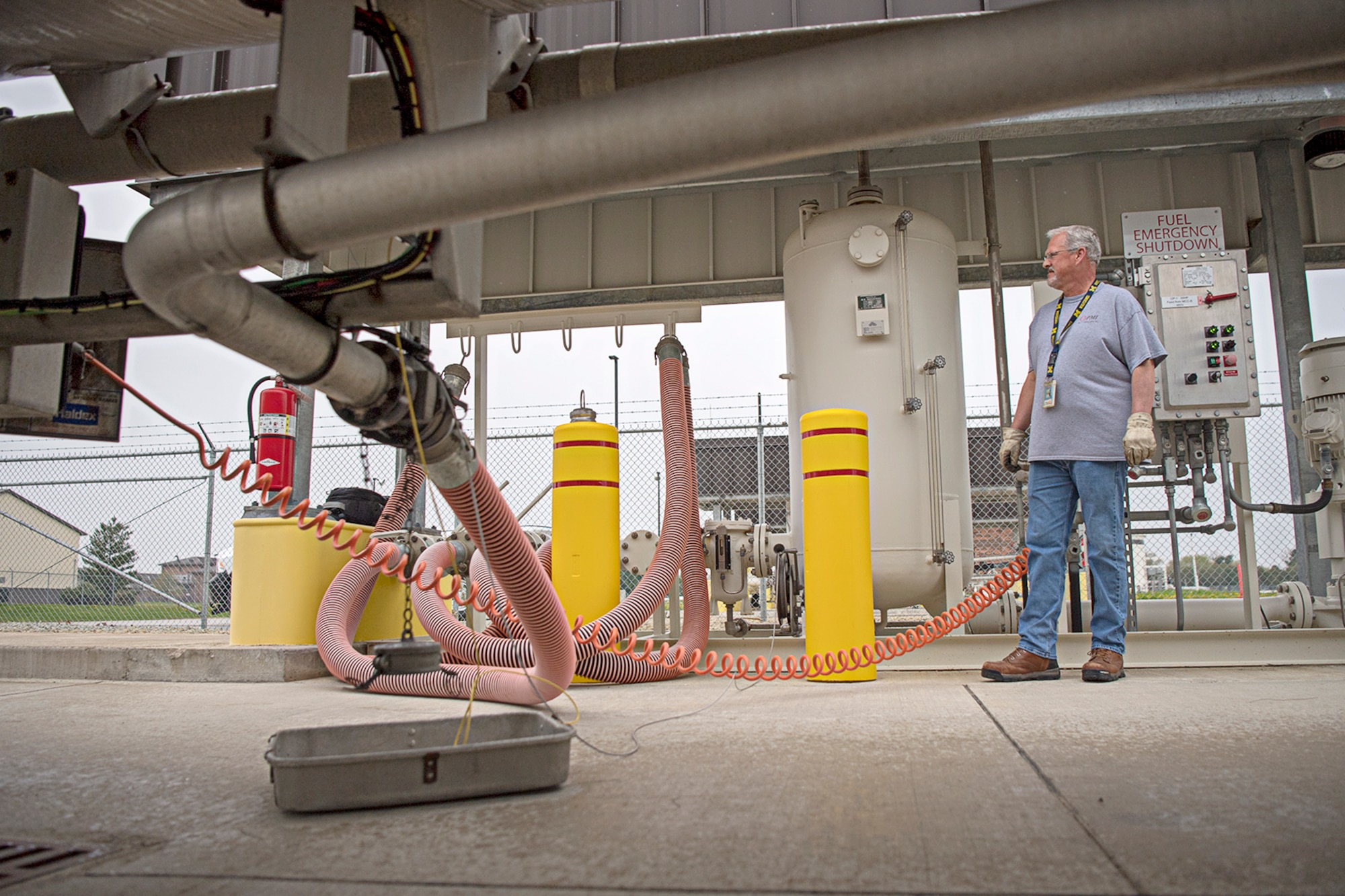 Fueling the fight got a little easier recently as Grissom brought a new $35-million fuel hydrant system on-line.
