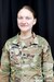 Sgt. Amanda Hammer, a motor transport operator assigned to the 121st Transportation Company, 228th Transportation Battalion, 213th Regional Support Group, shows her pride to be part of Task Force Med (TFM), a functional task force of 39 soldiers and airmen operating under the Pennsylvania National Guard Military Medical Planning Team in collaboration with The Pennsylvania Emergency Management Agency, April 16, at the Bryce Jordan Center in State College, Pa. Members of TFM administer approximately 600 COVID-19 vaccinations per day at the Penn State campus clinic. (U.S. Army National Guard photo by Staff Sgt. Oriana White)