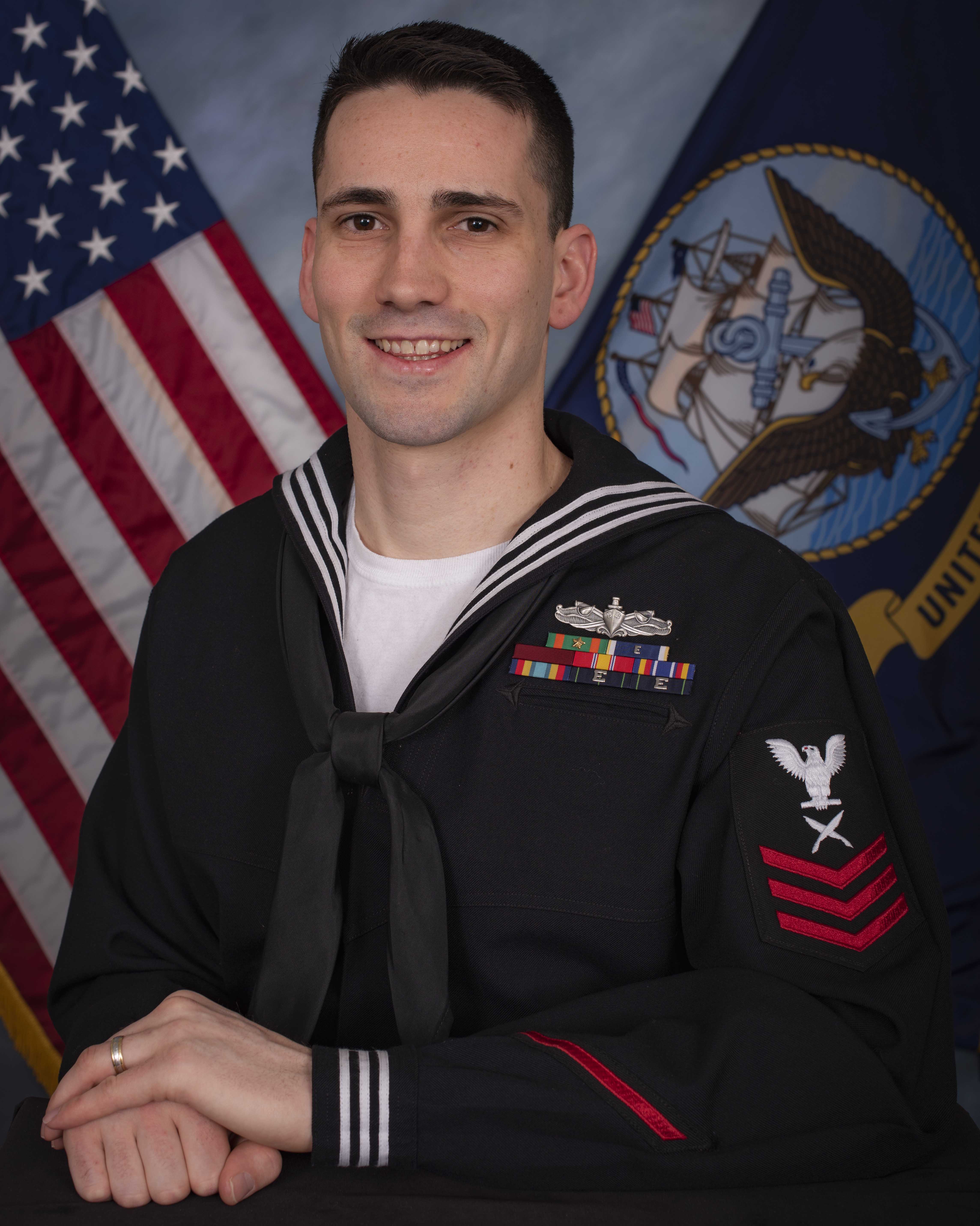 YN1 Jonathan A. Swager selected for the Secretariat Office Sailor of