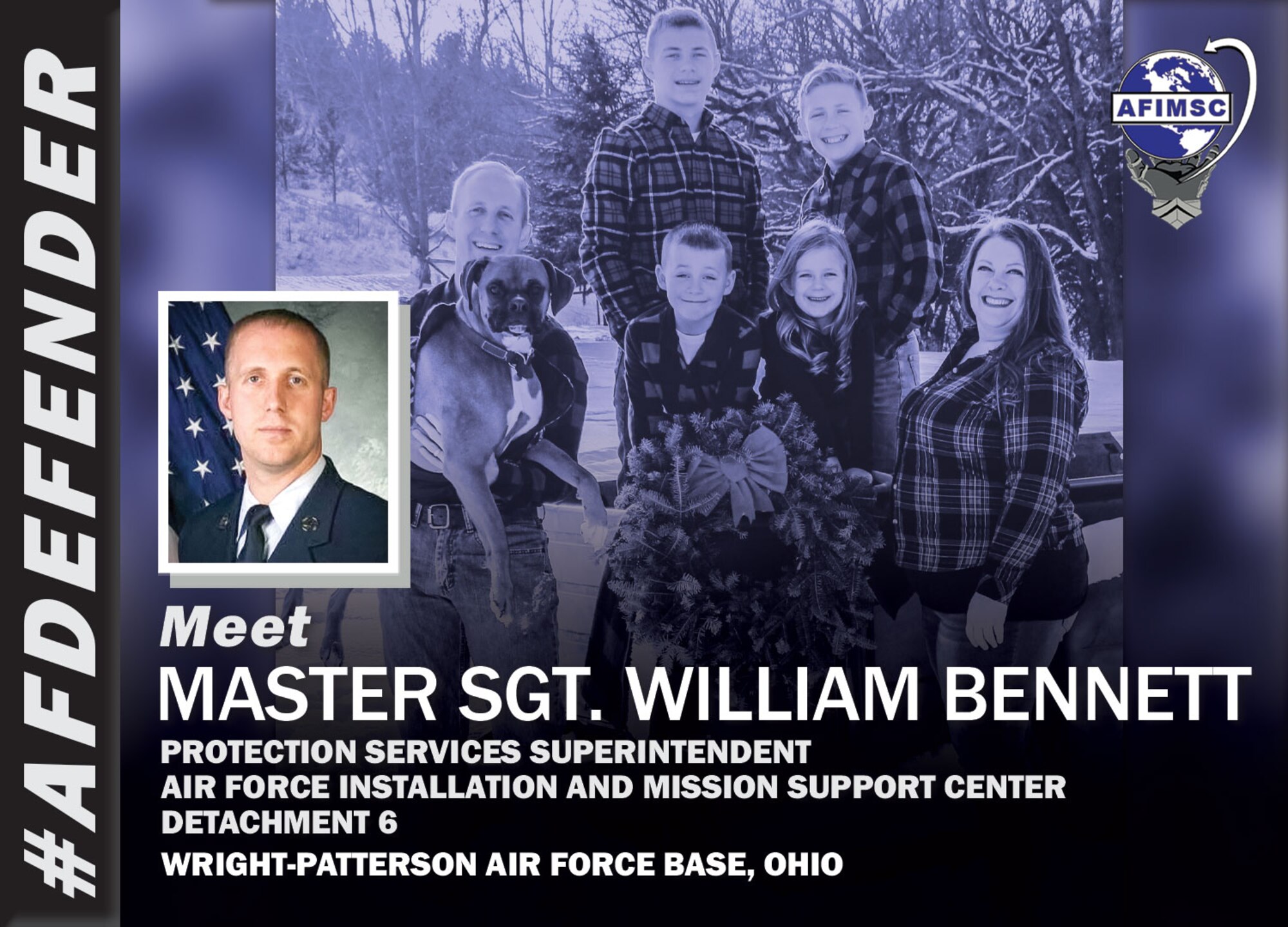 Graphic of Master Sgt. William Bennett