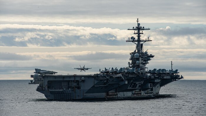 U.S. Theodore Roosevelt Carrier Strike Group Begins Exercise Northern Edge 2021