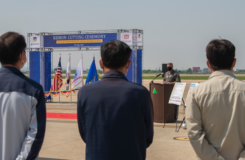 Replace Main Runway Ribbon Cutting Ceremony