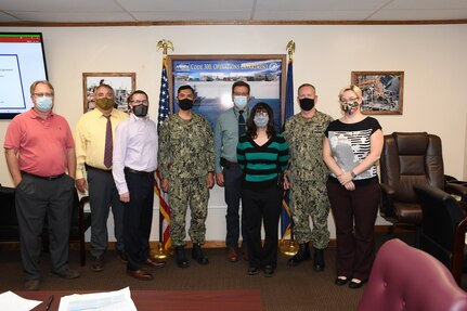 Members of Norfolk Naval Shipyard’s (NNSY) Dependable Mission Delivery Pillar Team.