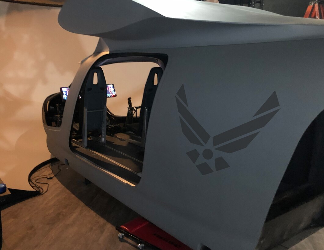 BETA Technology's ALIA simulator in BETA's Washington, D.C. facility is a fully immersive eVTOL flight simulator and training facility. The simulator allows Air Force pilots and engineers to experience the future of electric vertical flight by rehearsing and testing the ALIA aircraft in a variety of potential mission sets and scenarios.