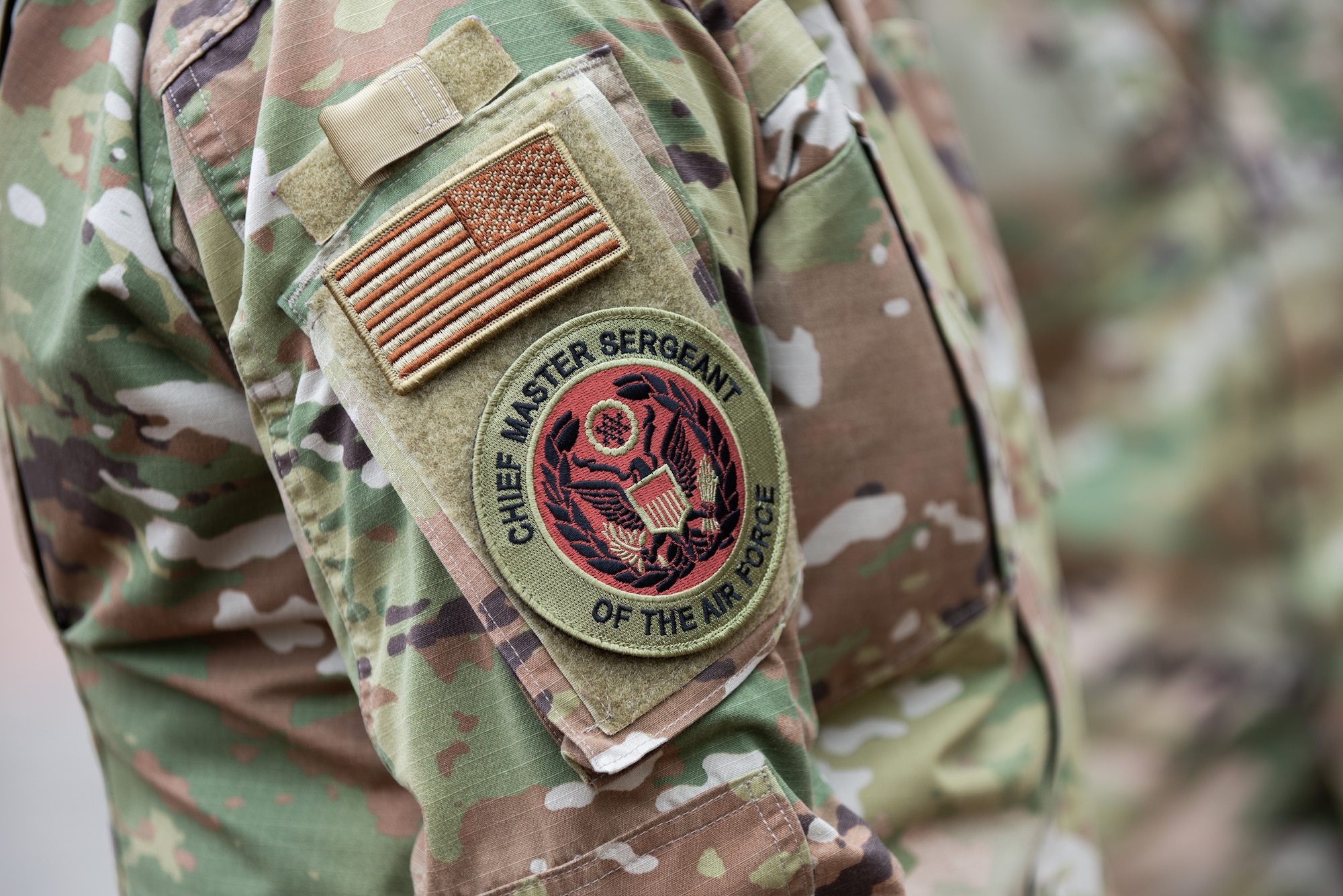 Chief Master Sgt. of the Air Force JoAnne S. Bass visits Airmen of the 175th Wing, Maryland National Guard, at the mass vaccination site at M&T Bank Stadium, Baltimore, on May 3, 2021.