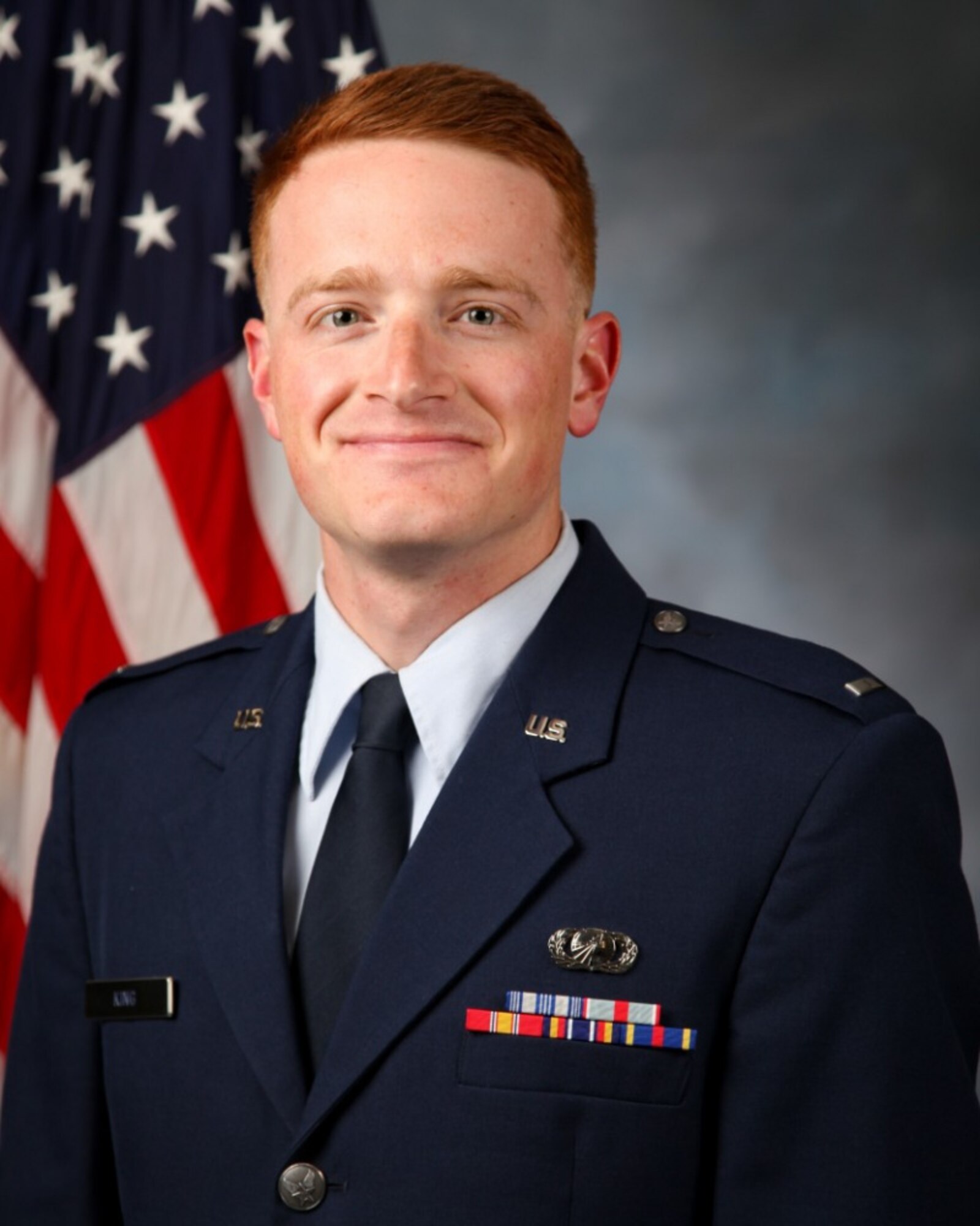 Portrait of Air Force officer.