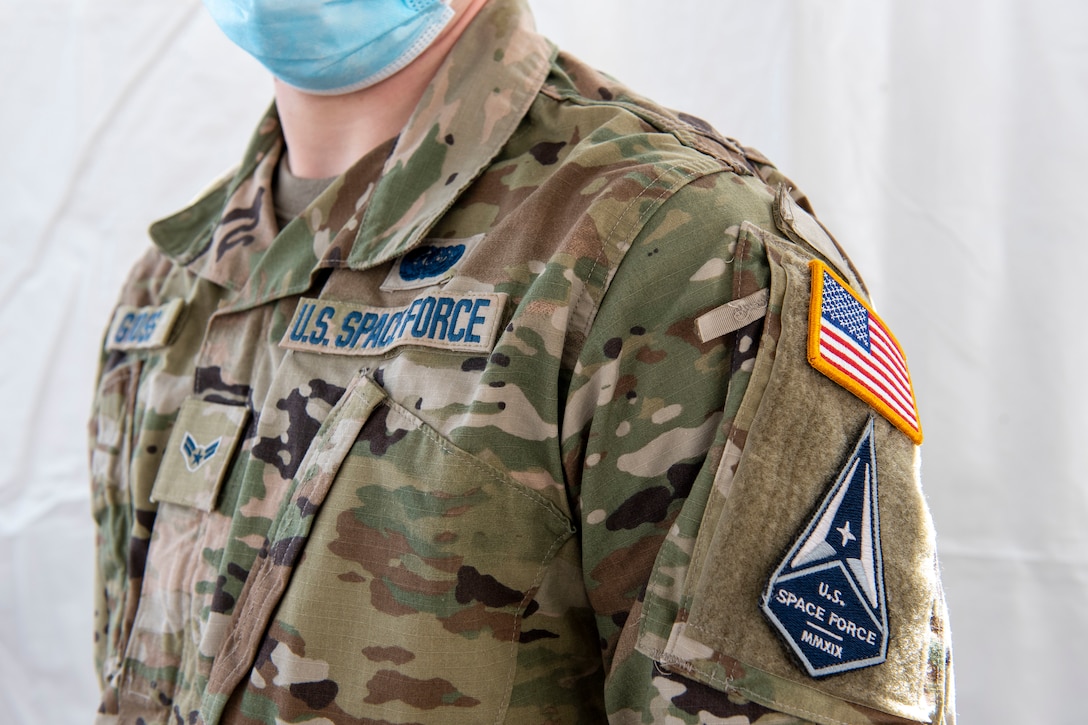 A Guardian wearing a Space Force uniform.