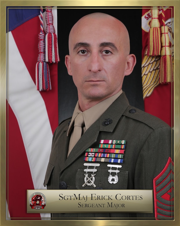 SGTMAJ Erick Cortes official biography