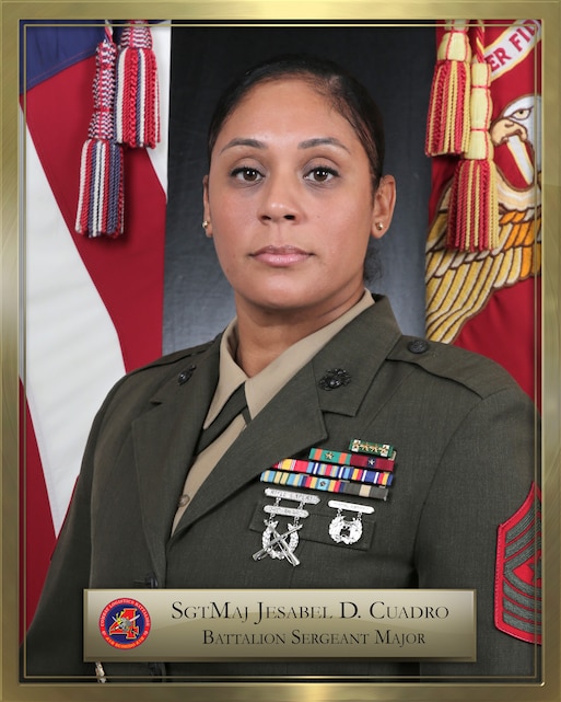 Sergeant Major Jesabel D. Cuadro > 3d Marine Logistics Group > Leader's bio