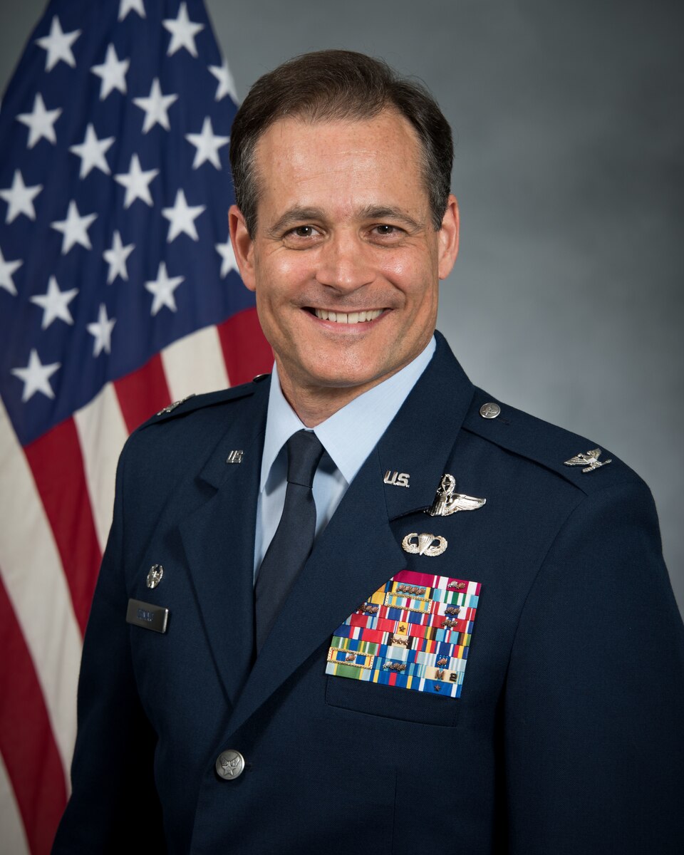 Official Portrait of Col. Douglas D. DeMaio, commander of the 187th Fighter Wing, Dannelly Field, Ala., May 6, 2021. (U.S. Air National Guard photo by: Jim Bentley)